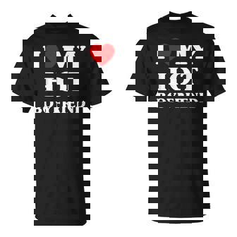 I Love My Hot Boyfriend シャツ マッチング I Heart My Boyfriend Tシャツ - Kawaiitshirt