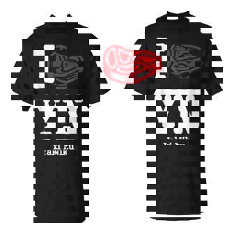 I Love Yakiniku Bbq 日本バーベキュー グルメ ユーモア ガールズ 大 Tシャツ - Kawaiitshirt