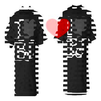 I Love ハート Bj Tシャツ - Kawaiitshirt