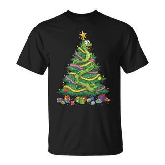 Lumières Deapin De Noël En Forme Deerpent Pour Enfants Hommes Et S T-Shirt - Cadeauxyz