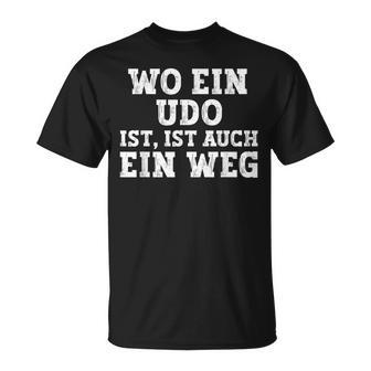 Lustige Geschenke Für Udo Udo Lustigerpruch Zum Geburtstag Chwarz U-Ausschnitt Kurzarmmall Eu 4042 16 Cm 21 Cm Winter Erwachsene Und Kinder Männer Damen Kinder T-Shirt - Geschenkecke