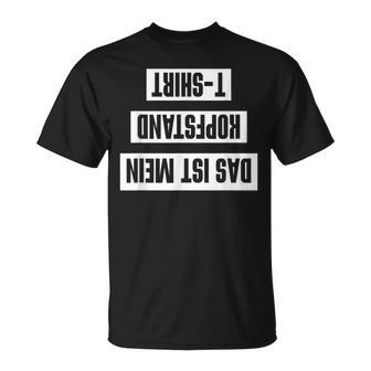 Lustiges Yoga Das Ist Mein Kopfstand T-Shirt - Geschenkecke