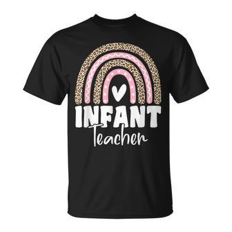 Maestra Infantil De Regreso A La Escuela Maestra De Guardería Rainbow Camiseta unisex - Regaloses