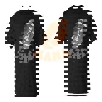 Mama Of The 1 Year Old Football 1St Year Down Birthday Party T-Shirt | Seseable UK