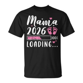 Mama 2026 Loading Werdende Mama T-Shirt - Geschenkecke