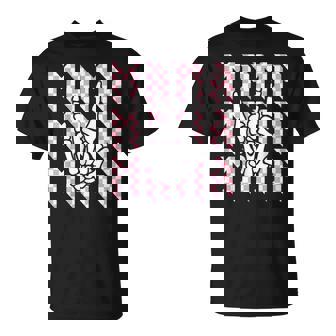 Mama Of The Bad Two The Bone Checkered Mama 2Nd Birthday T-Shirt - Monsterry