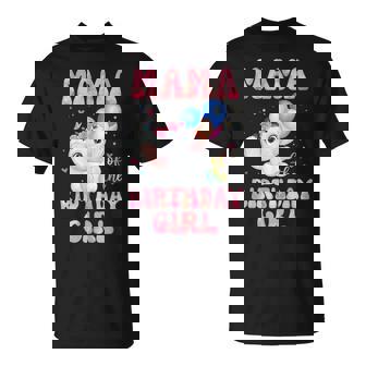 Mama Of The Birthday Girl Shirt Elephant Mommy Mom 1st T-Shirt | Mazezy