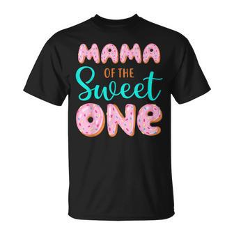 Mama Of The Sweet One First Birthday Matching Family Donut T-Shirt - Monsterry UK