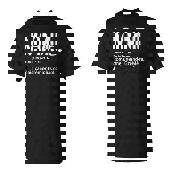 Mamie Fete Des Meres Idée Drole Pour Grand-Mère Mamie T-Shirt - Cadeauxyz