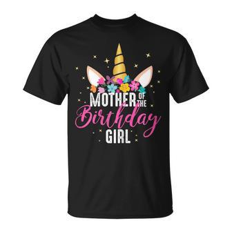 Mamma Della Festeggiata Madre Regalo Di Compleanno Unicorno Maglietta - Novitaregali