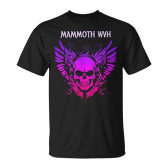 Mammoth Music Wvh Vintage Skull For Women T-Shirt - Thegiftio UK