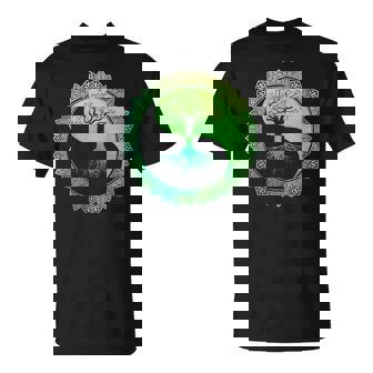 Mandala Psychédélique Arbre Deie Géométrieacrée Yin Yang T-Shirt - Cadeauxyz