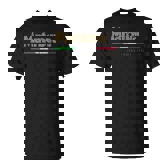 Mantova Città Italiana Retrò Bandiera Italia Maglietta - Novitaregali