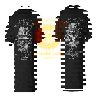 In March We Wear Orange Developmental Disability Awareness T-Shirt - Thegiftio