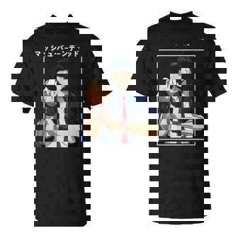 Mash Burnedead Muscles Anime Magic Cool Cute Manga Guy T-Shirt - Monsterry