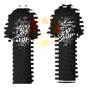 Master Leaf Blower Autumn Season Falling Leaves Cleanup T-Shirt - Thegiftio