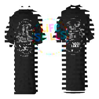 Matching Life Skills Squad Teacher Special Ed SPED Team Crew T-Shirt | Mazezy