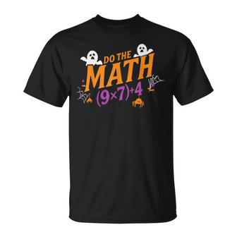 Do The Math 67 Meme Pemdas Elementary Haunted Math Halloween T-Shirt - Thegiftio UK