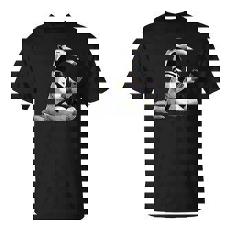 Meditation Anteater Yoga Pose Relaxing Animal T-Shirt - Monsterry