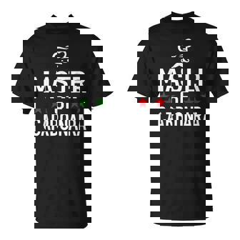 Meisteron Carbonara -Paghetti Carbonara Italien Kochkoch T-Shirt - Seseable