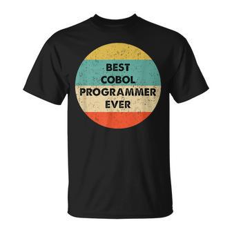 Mejor Programador Cobol Camiseta unisex - Regaloses