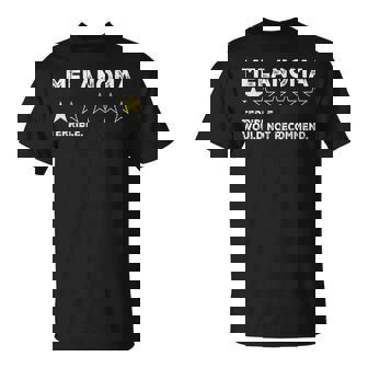 Melanoma Survivor Skin Cancer Awareness Support T-Shirt - Monsterry