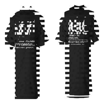 Mémé Fete Des Meres Idée Drole Pour Grand-Mère Mémé T-Shirt - Cadeauxyz