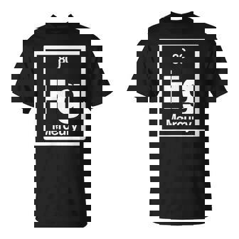 Mercury Hg 元素周期表 サイエンスギフト Tシャツ - Kawaiitshirt