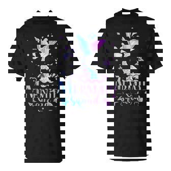 Mermaid Squad Mermaid Birthday Family Matching Party T-Shirt | Seseable UK