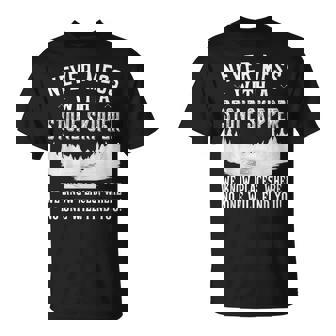 Never Mess With a Stone Skipper Stone Skipping T-Shirt | Mazezy