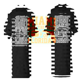 Miami Runs The State Of Florida South Beach 305 Pride Vibes T-Shirt - Monsterry