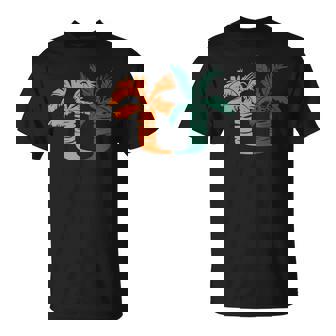 Miami Vacation Cropped Um Palm Tree T-Shirt - Monsterry