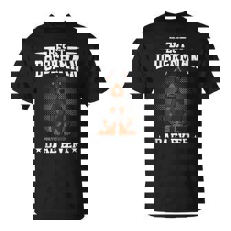 Miglior Papà Cane Mai Dobermann Pinscher Love-R Maglietta - Novitaregali