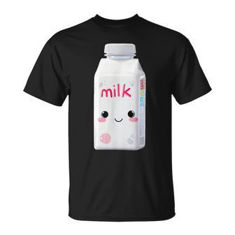 Milk Carton Kawaii Halloween Cute Costume Graphic T-Shirt - Thegiftio UK