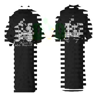 Mom & Dad Of The Lucky Duck 1St Birthday Mommy And Me Duck P T-Shirt - Thegiftio