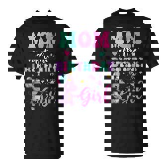 Mom Of The Birthday For Girl Dinosaur T-Rex Party Family T-Shirt | Mazezy