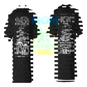 Mom Of The Birthday Girl Video Game Pixel Girl T-Shirt | Seseable FR