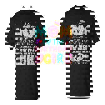 Mom Of The Birthday Girl Sweet Donut Matching Family Party T-Shirt - Thegiftio