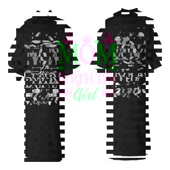 Mom Of The Birthday Girl Witch Family Party Men T-Shirt - Monsterry