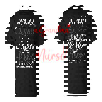 Mom Grandma Retired Nurse Nothing Scare Me Retirement T-Shirt | Seseable CA