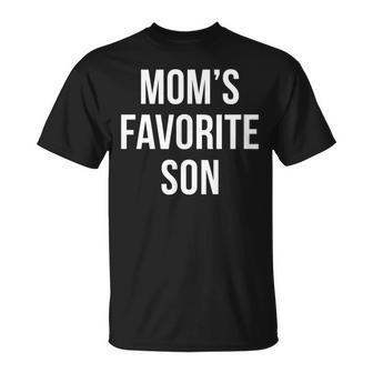 Mom's Favorite Son T-Shirt - Thegiftio UK
