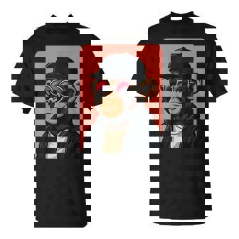 Mono Con Gafas Deol Para Hombre Y Mono Gráfico Camiseta unisex - Regaloses