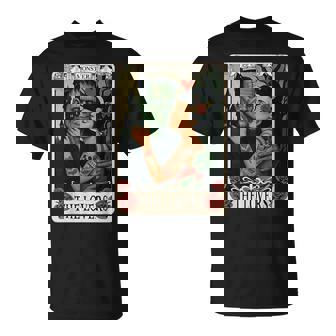 The Monster Frankenstein And Bride The Lovers Tarot Card T-Shirt - Monsterry