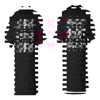 Monster Truck 4 Wheeler Offroad Girl Coquette Bow Pink Mom T-Shirt | Seseable CA