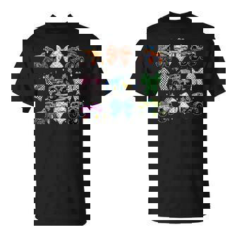 Monster Truck 4 Wheeler Offroad Girl Coquette Bow Pink Mom T-Shirt - Monsterry