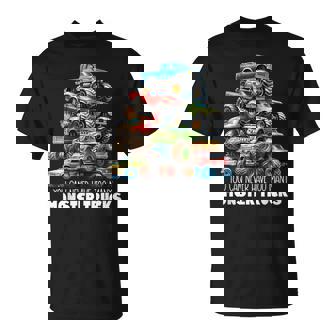 You Can Never Have Too Many Monster Trucks Boys Big Trucks T-Shirt | Mazezy