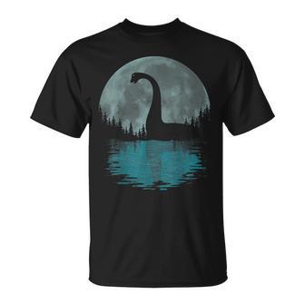 Monstre Du Loch Ness Pour Enfants Hommes Et S Lac Drôle Nessie Moon T-Shirt - Cadeauxyz