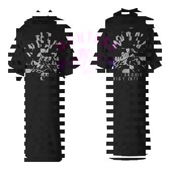 Montana Vintage Mountains Bear Nature Lover T-Shirt - Monsterry