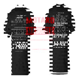 Motard Je Ne Ferme Pas Ma Gueule Humour T-Shirt - Cadeauxyz