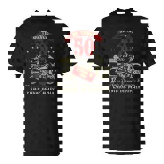 Motero Divertido Biker Humor 50 Cumpleaños Hombre Moto Camiseta unisex - Regaloses